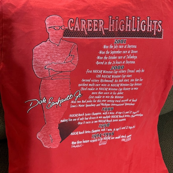 Dale Earnhardt Jr T-Shirt, size Medium, Vintage, 2001, (Used) - Picture 5 of 5